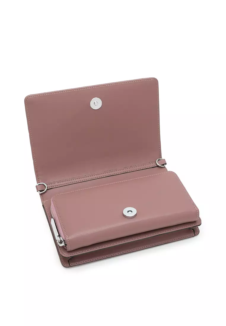 Women's Shoulder Sling Bag / Crossbody Bag - Purple