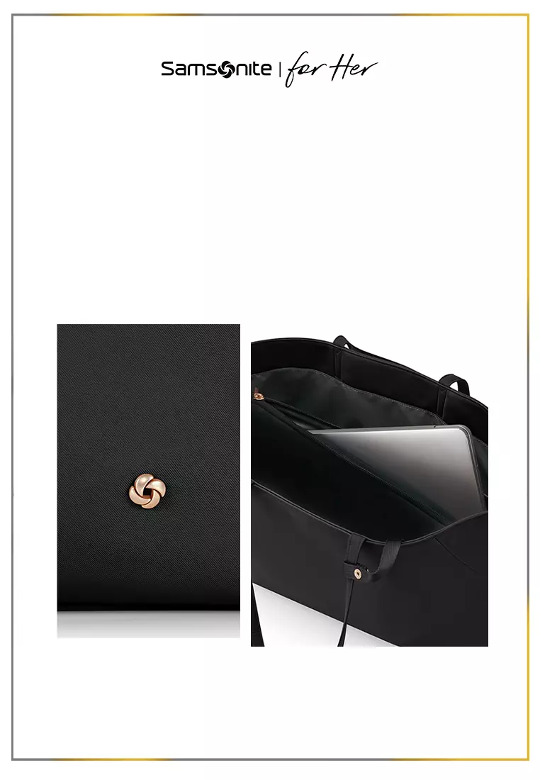 Samsonite Valerie Tote Bag + 14.1" Laptop slv - Black