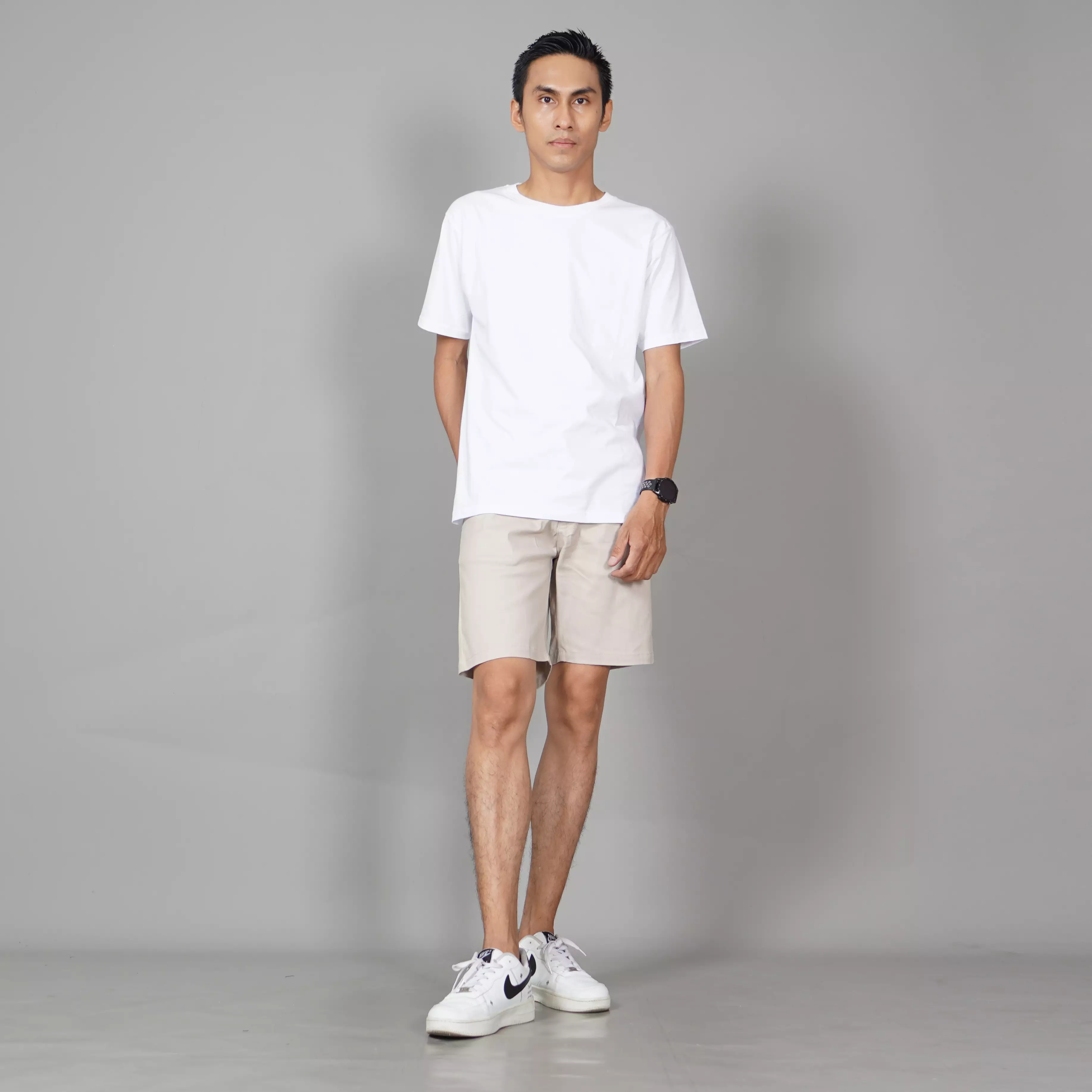  FREDY Celana Chino Pria Chinos Pria Celana Chino Pendek Pria - KREM