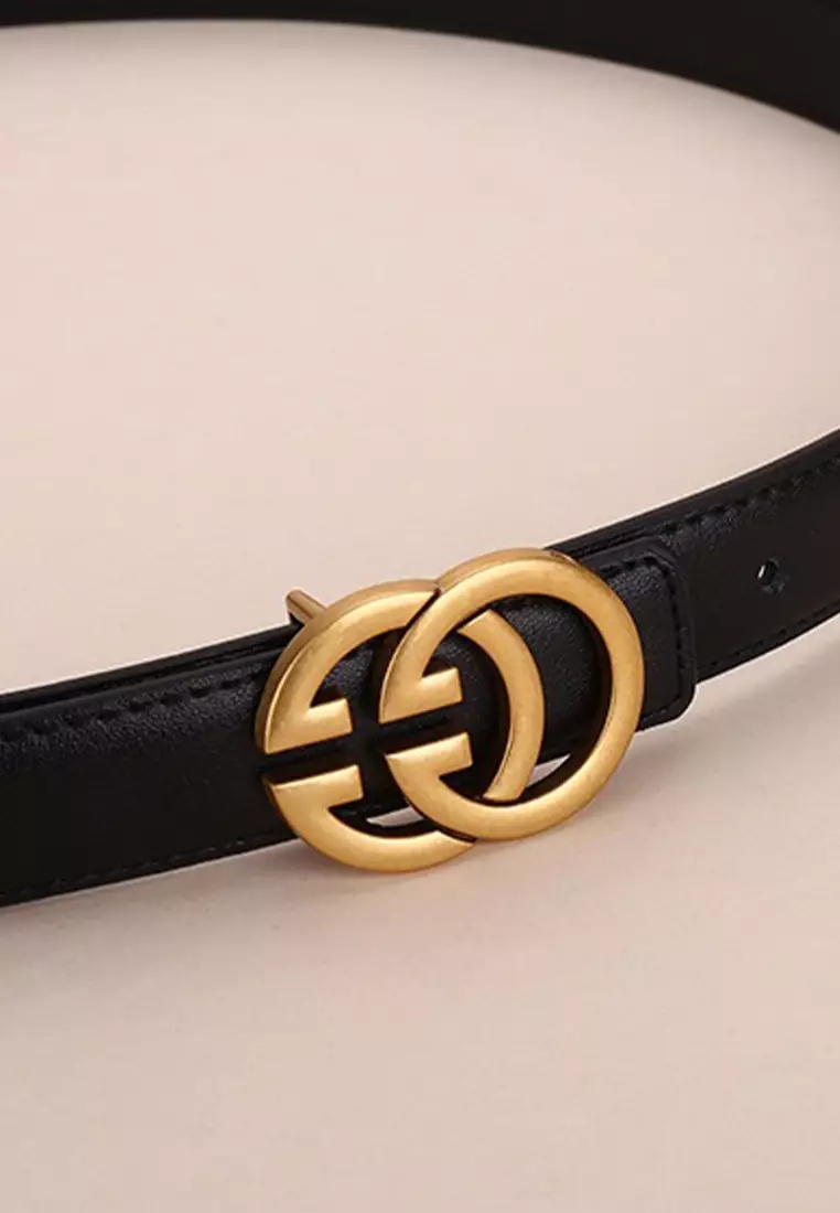 G Letter Buckle Leather Belt SR-xinG