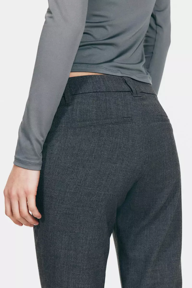 Flared tailored trousers