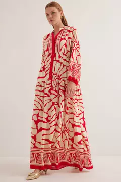 Red Butterfly Patterned