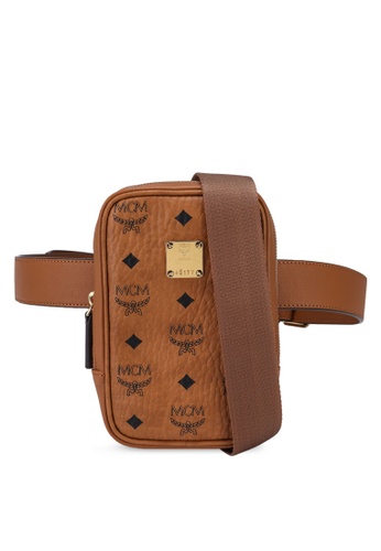MCM brown Klassik Visetos Mini Belt Bag (ik) 224D4ACFD6F939GS_1