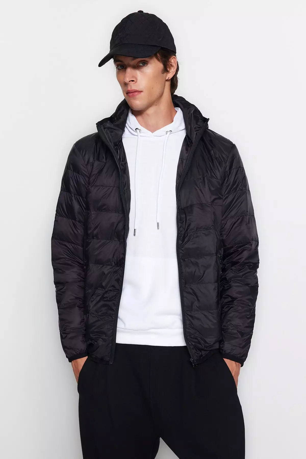 Puffer jacket in hot sale a bag