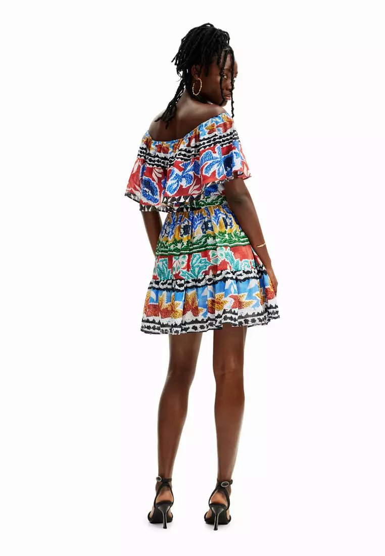 Stella Jean ethnic short dress 