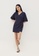Love, Bonito 海軍藍色 Marlie Kimono Wrap Mini Dress E7B73AA523A022GS_2