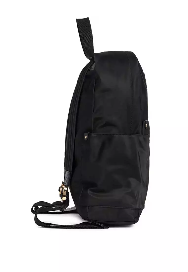 Preppy Nylon Backpack Black M0012907