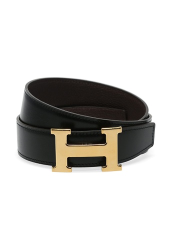 Hermès multi Hermes gold h belt buckle with double leather belt 32cm 6A451AC39811ACGS_1