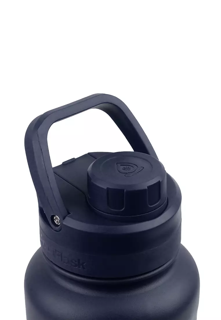 32oz Cobalt Blue New Sports Lid Bottle Wide Mouth Vacuum Insulated Stainless Steel Drinking Water Bottle