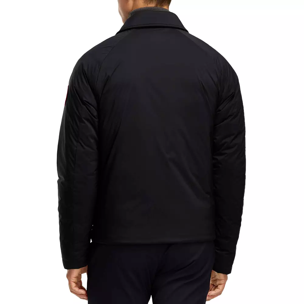 Lodge Coach Jacket with Siganture Color Logo Black