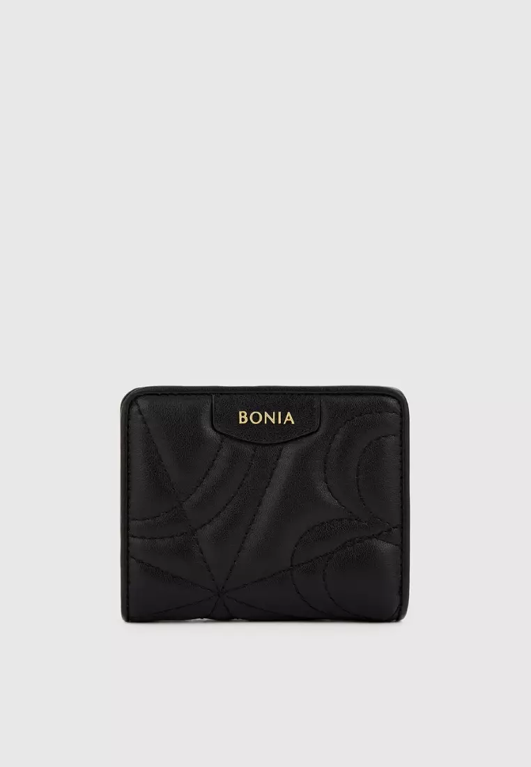 Camilla Bifold Short Wallet Black