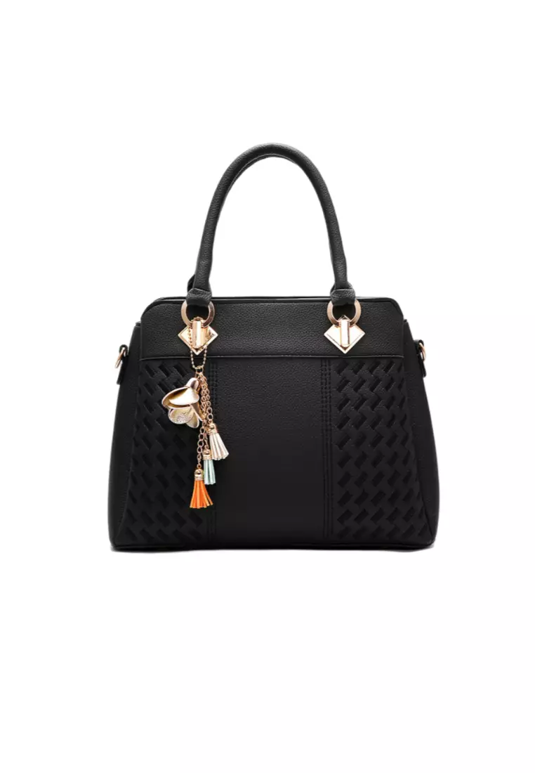 Buy Lara Business Women's Multi-pockets Leather Zipper Hand Bag