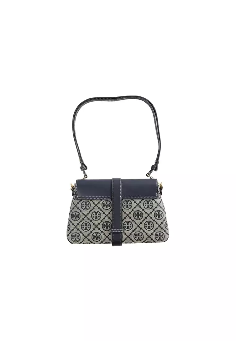 T Monogram Women's Shoulder Bag in Navy Color 178826
