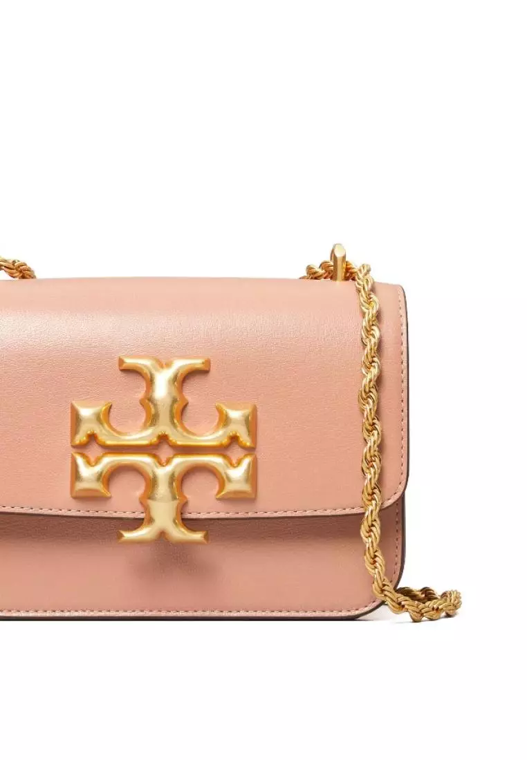 Tory Burch Eleanor Textured Small Convertible Shoulder Bag Meadowsweet