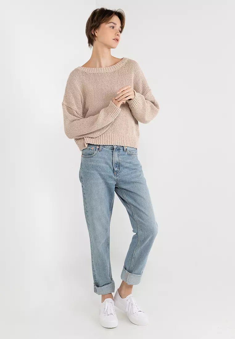 Boucle Pullover Sweater