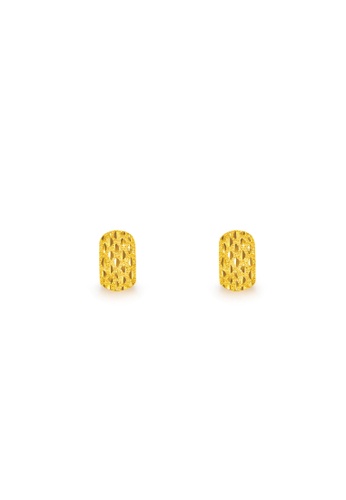 MJ Jewellery white and gold MJ Jewellery Gold Earrings S201C, 375 Gold 63CA5ACD076543GS_1