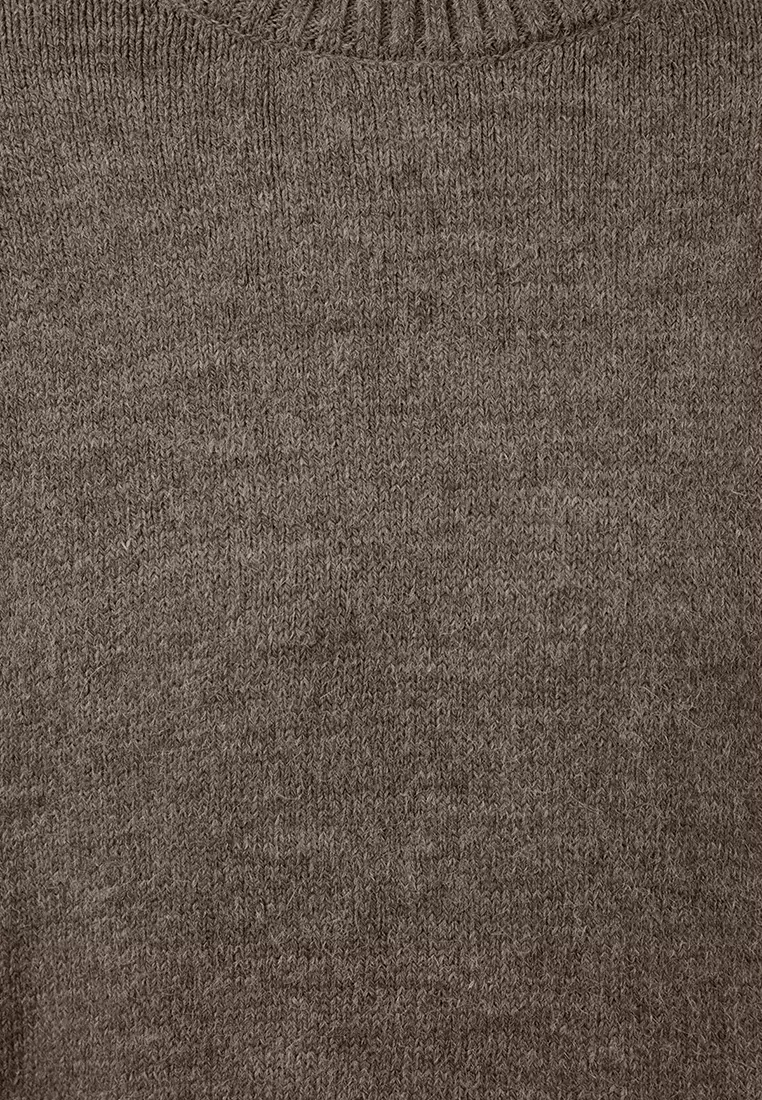 Mink Wide Pattern Crew Neck Knitwear Sweater TWOAW25KZ00168
