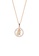 Fleur Jewelry gold Zodiac Virgo Crystal Engraved Necklace 082DAACFBCDD0CGS_1