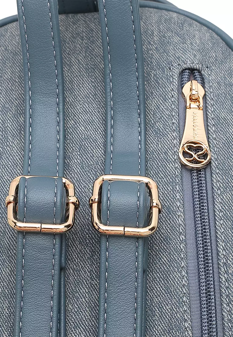 Women's Mini Backpack (Tas Ransel Wanita & Tas Punggung Wanita) - Biru