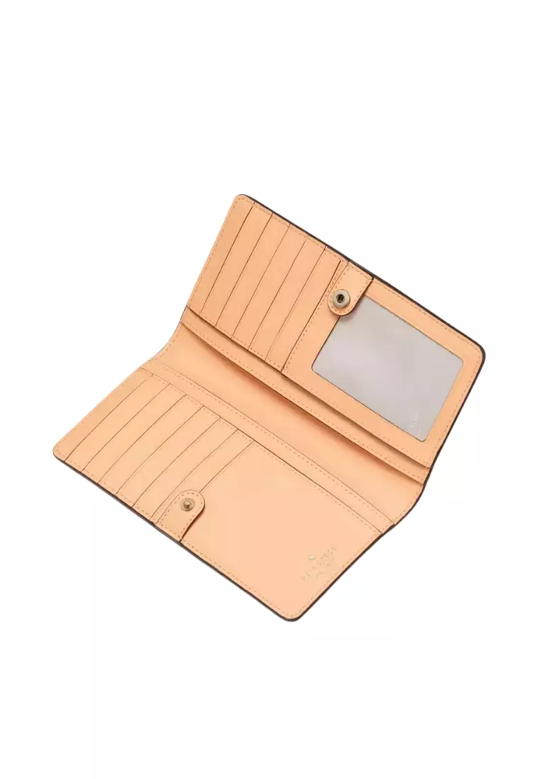 Kate spade large slim bifold wallet best sale