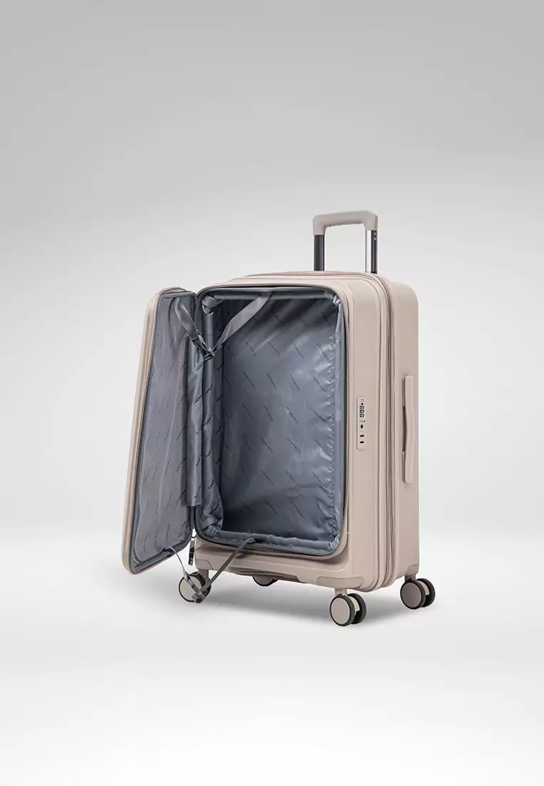 [NEW] Terminal Fronti 2 in 1 (20"+24") Polypropylene Expandable 8-Wheel Spinner Hard Case Luggage - TTH 26908