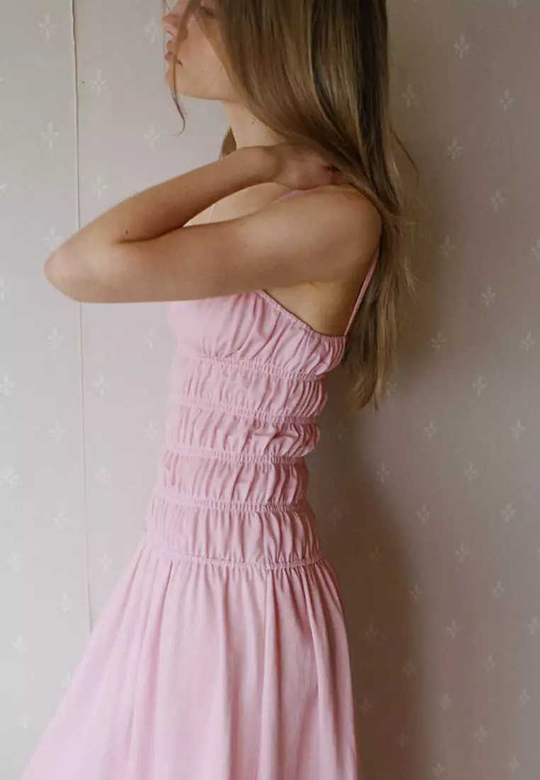Ruched Long Dress