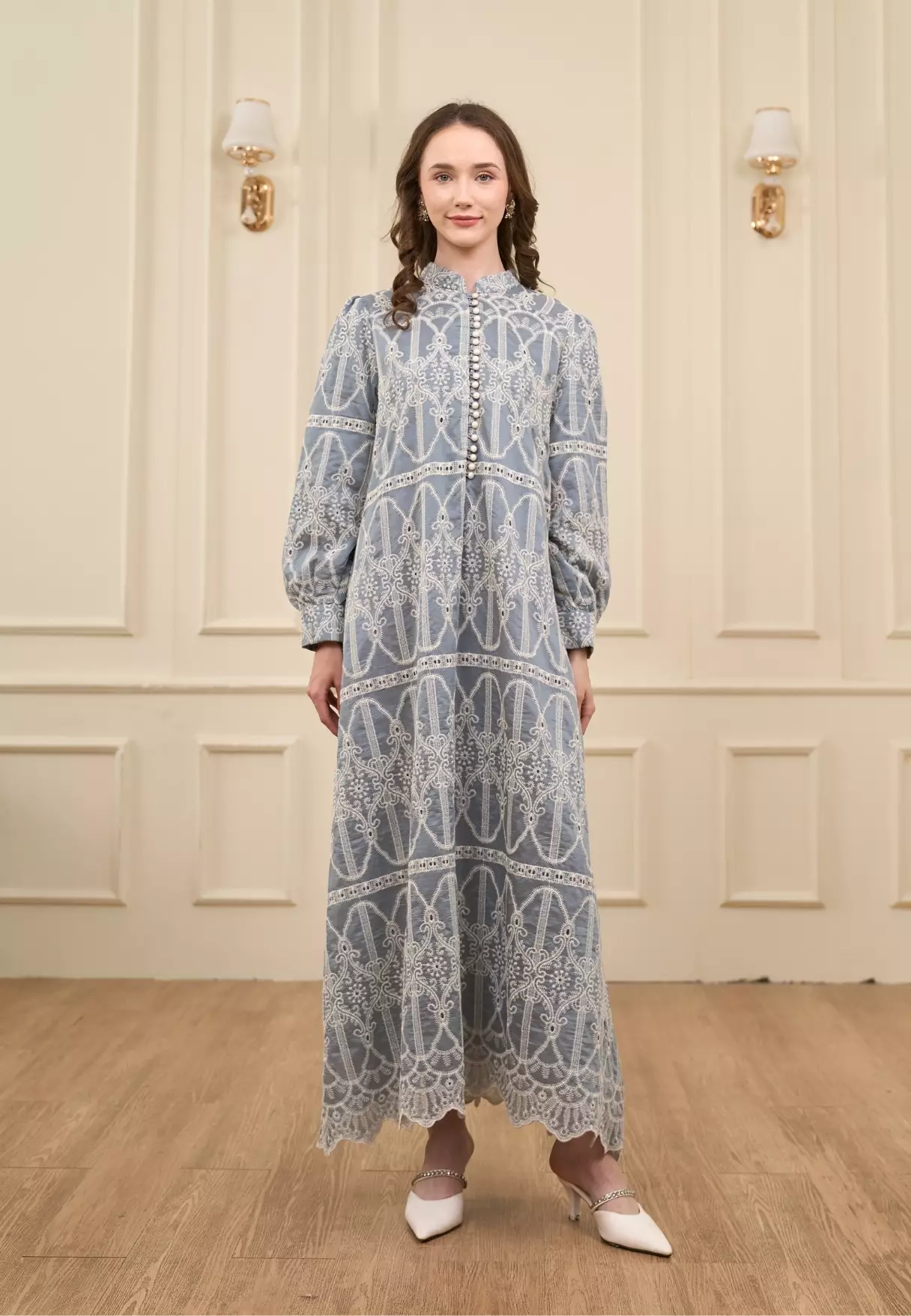 Saffiya Dress - Azure