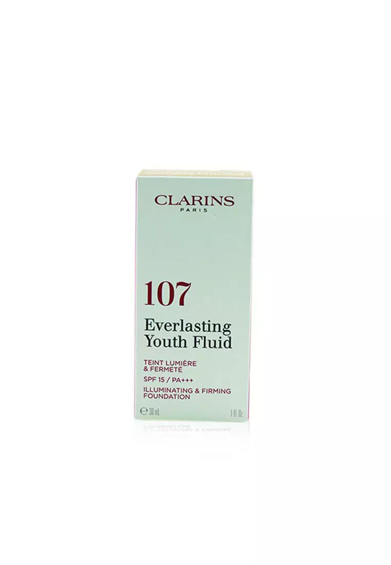 Clarins - Everlasting Youth Fluid Illuminating & Firming Foundation Spf 15 - # 107 Beige 30ml/1oz