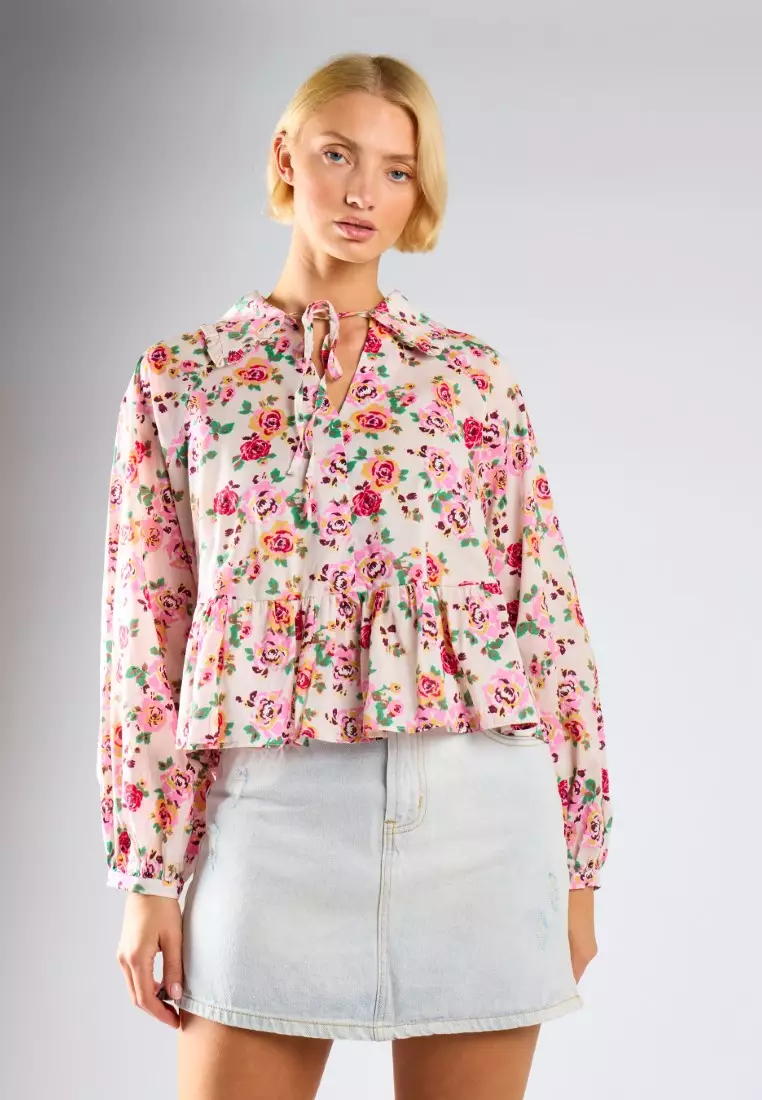 Long Puff Sleeve-Top