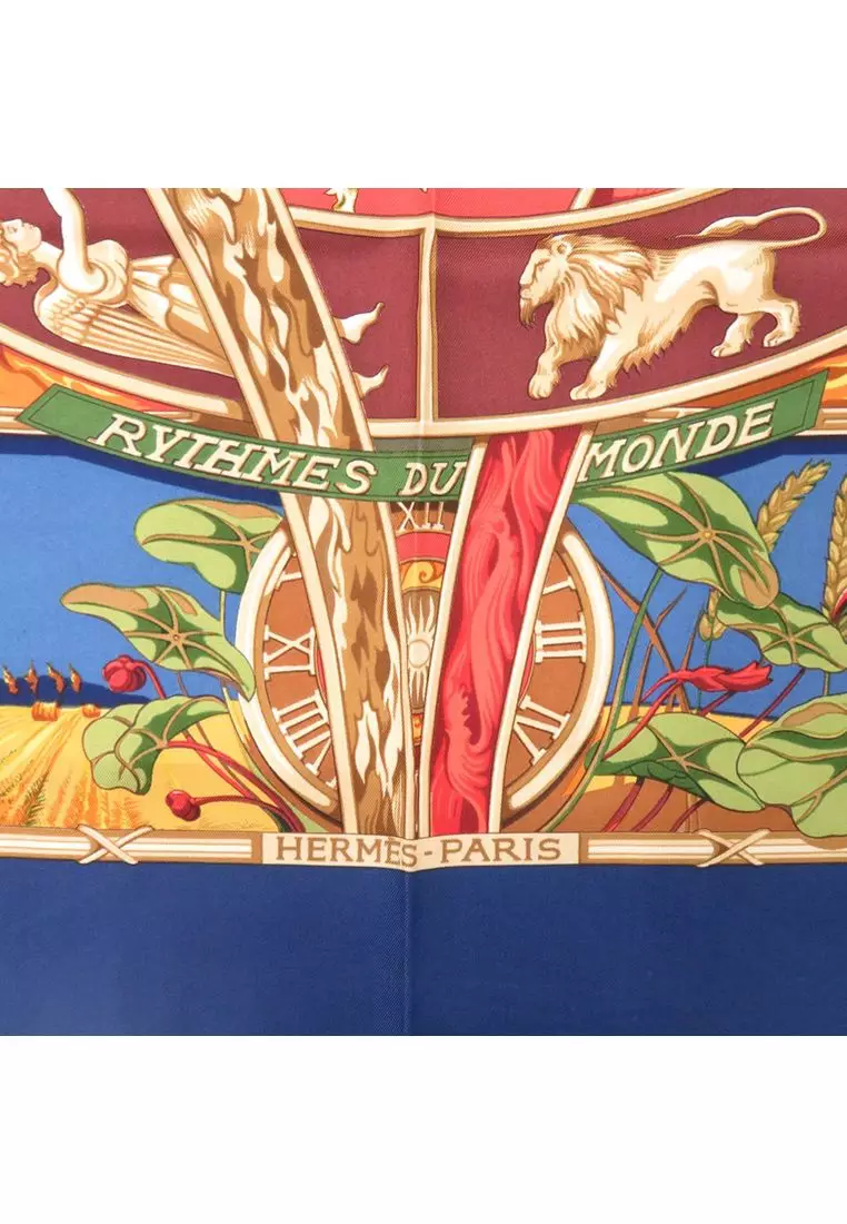 Hermes Pre-Loved Hermès Rythmes Du Monde Silk Scarf 90 2026 | Buy