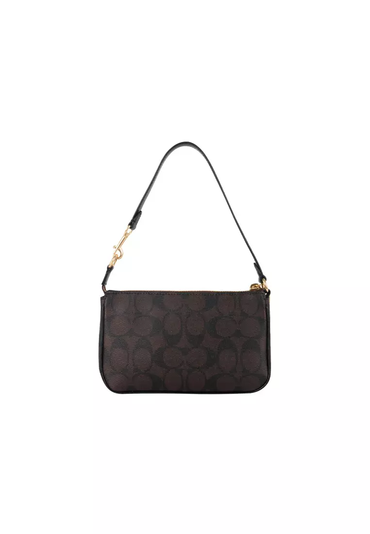 Coach COACH Nolita 19 Metal Logo Iconic Logo Embossed Hanging