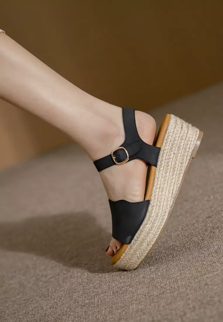 Buy Twenty Eight Shoes Pin Strap Wedge Espadrilles ALM30352 2024 Online ZALORA Philippines