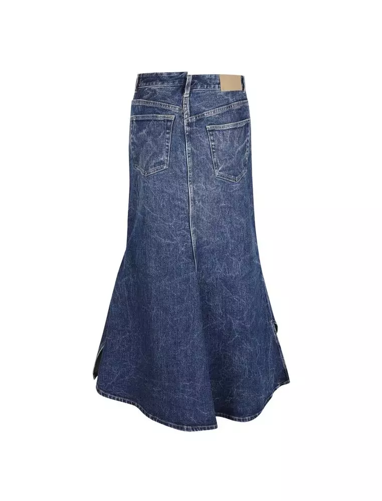 A-Line Denim Mermaid Skirt