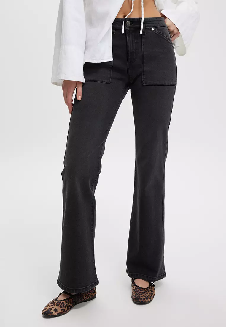 Stretch Bootcut Flare Jeans Asia Fit