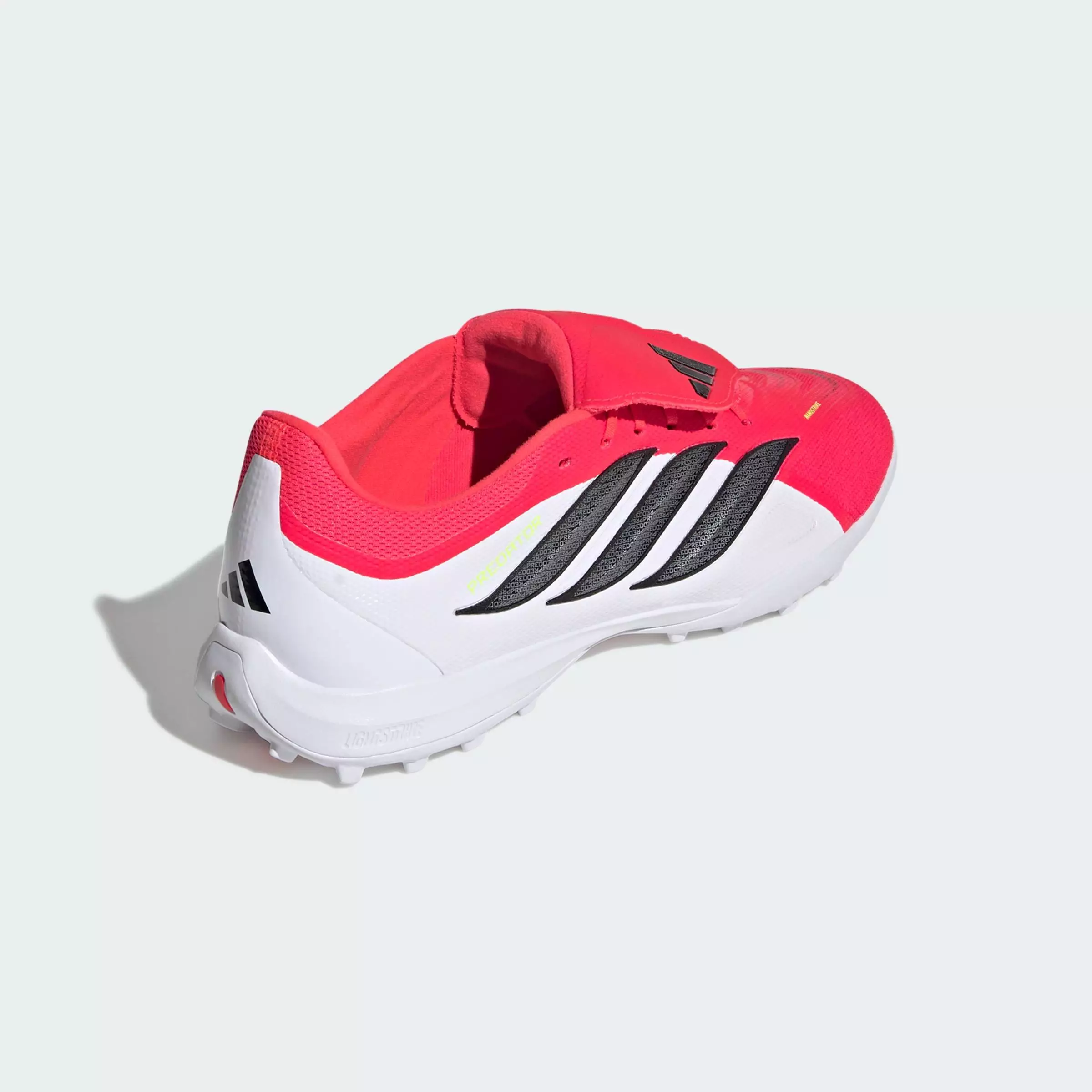 Football PREDATOR LEAGUE Fold-Over Tongue Turf Football Shoes Unisex Red JR7873