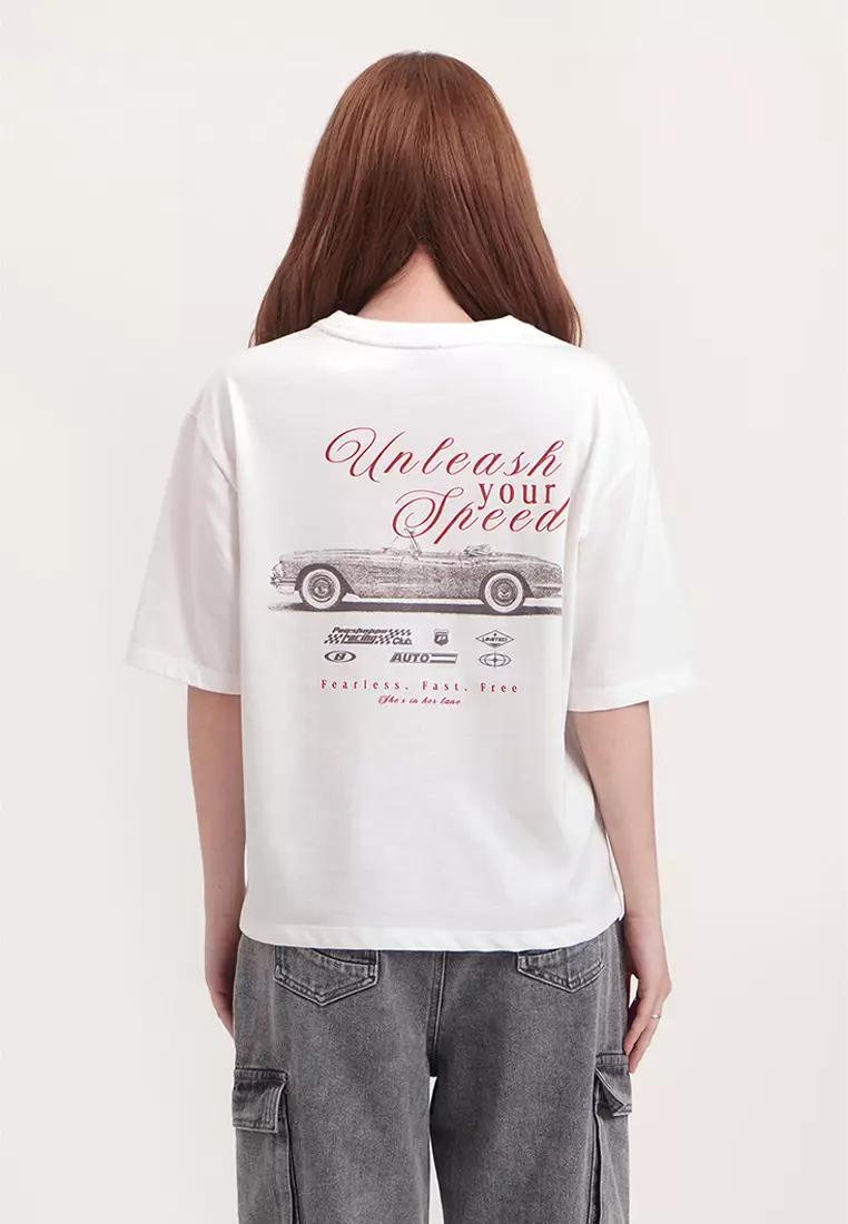 Unleash Your Speed Loose Fit Graphic T-shirt