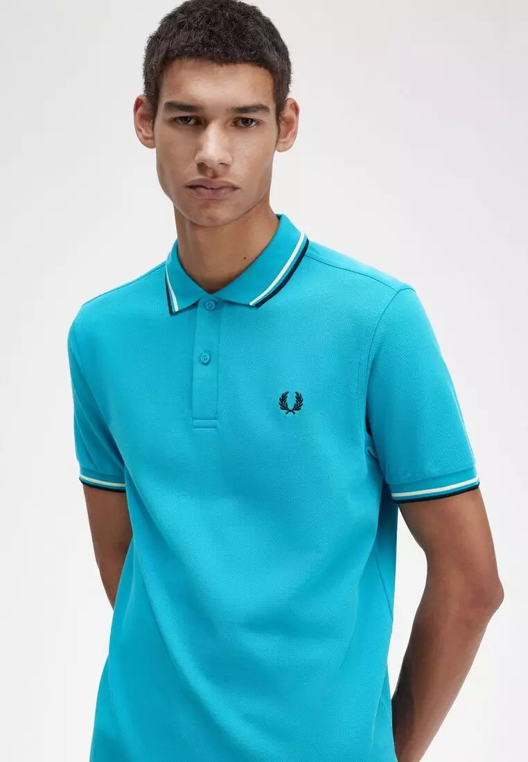Buy Fred Perry Fred Perry M3600 The Twin Tipped Fred Perry Shirt (Cyber ...