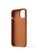 MUJJO Mujjo Full Leather Vegan Leather MagSafe Compatible Phone Case iPhone 14 Tan Brown CEBD9ES1A36523GS_2
