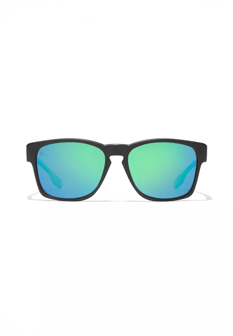 Core Raw - Polarized Black Emerald Sunglasses for Men and Women, Unisex. Official Product designed and Made in Spain