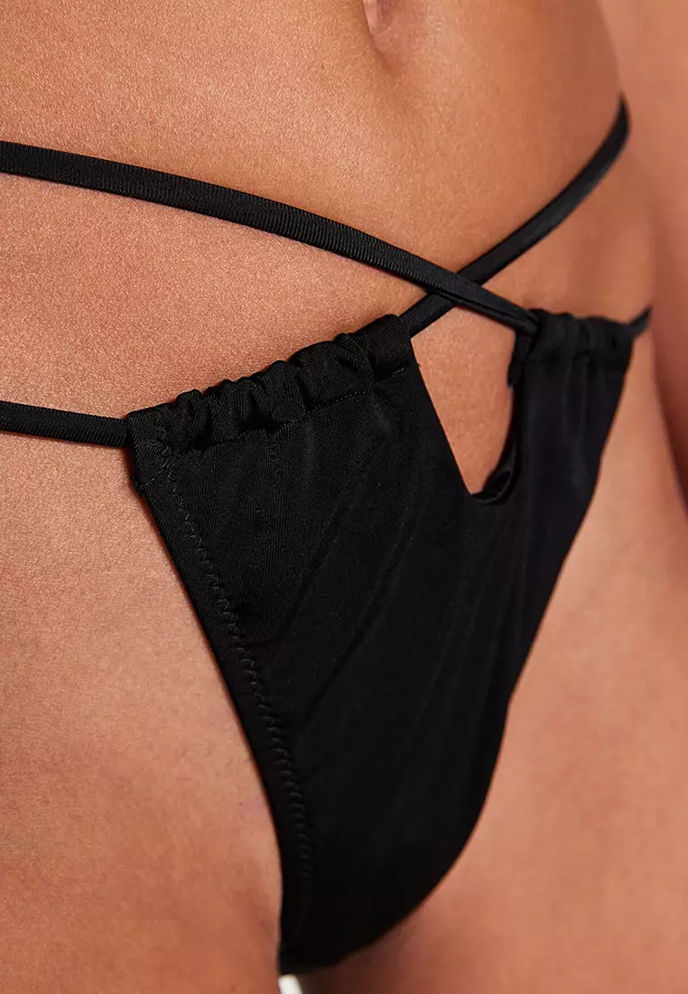 Tie Detail Bikini Bottom