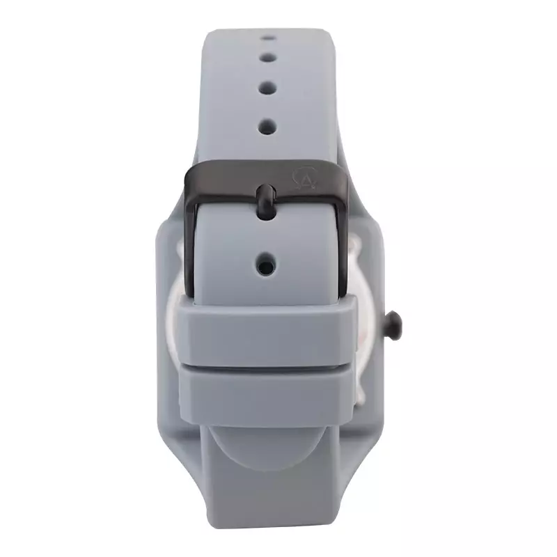 Jam Tangan Wanita Alexandre Christie Passion AC 2744 BF RIPBAGR Ladies Black Dial Grey Rubber Strap