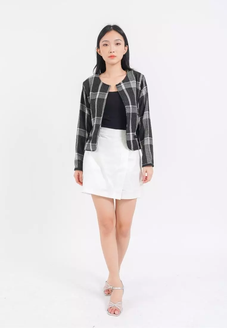 Plus Size Skort Yeo Jin Broken White