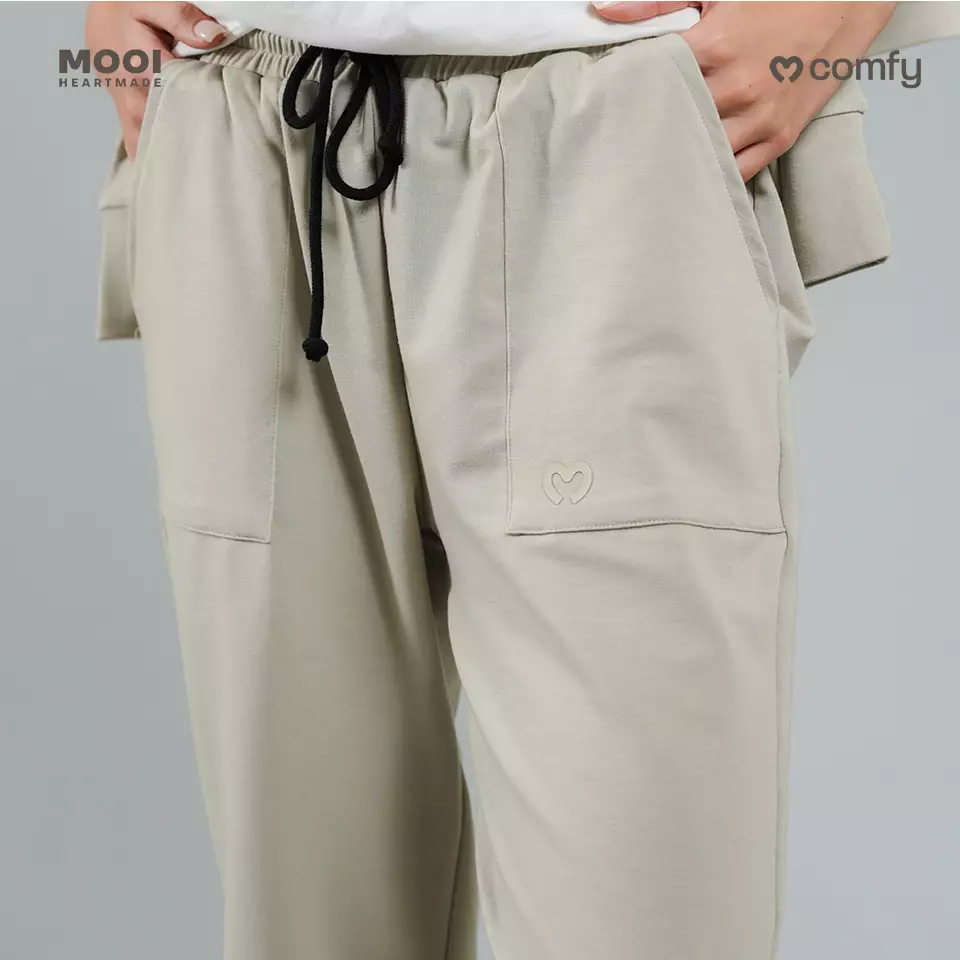 Mooi Celana Jogger Dewasa Comfy Jogger Pocket Adult - Sage Green