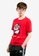 FOREST red Forest X Shinchan Coral Fleece Texture Logo with Embroidered Round Neck Tee - FC20000-51Red C2E45AAA98A16CGS_2