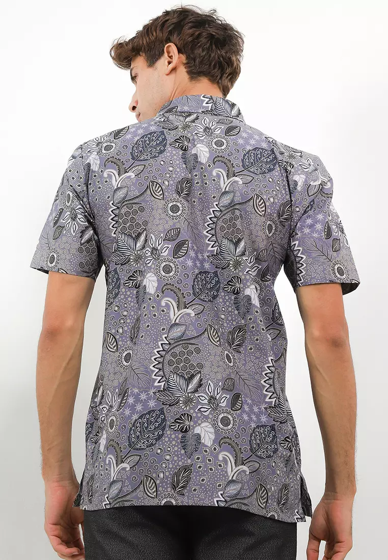 Jarvis Shirt Kemeja Batik Pria Pendek