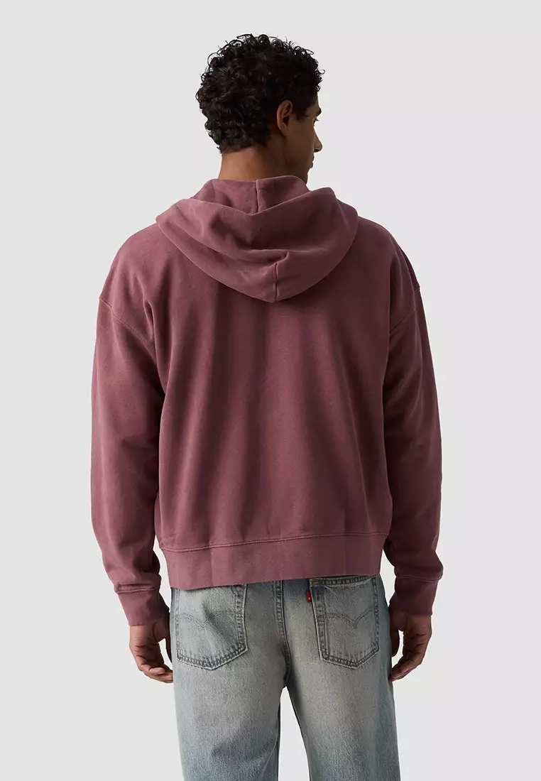 Levi's® 男裝 Hayes 寬鬆全拉鍊衛衣