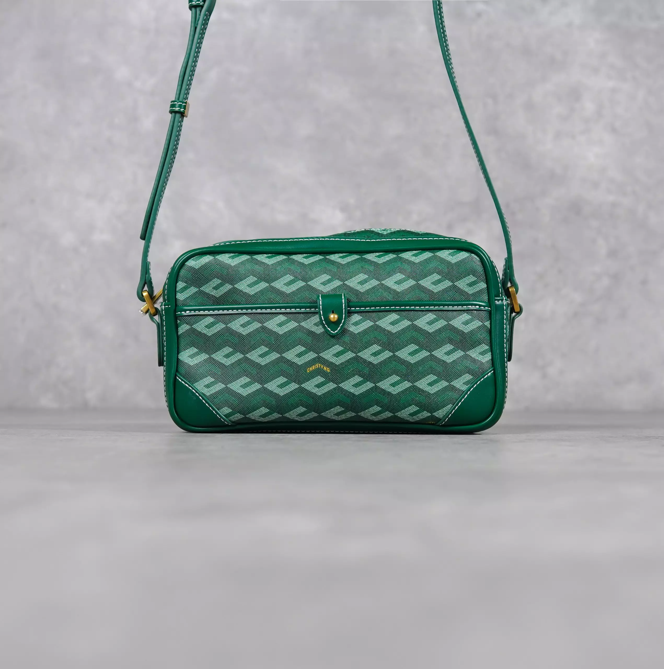 Jual Christy Ng Tas CHRISTY NG PEDRO MONOGRAM PATTERN GREEN