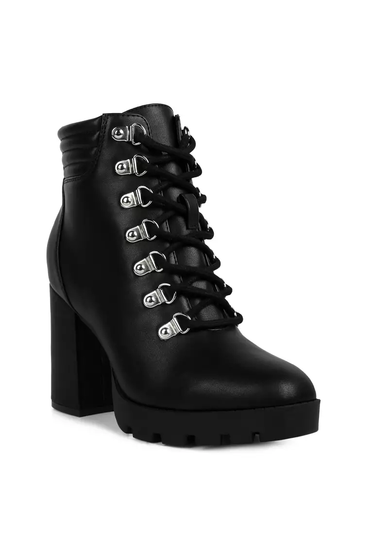 Chunky heeled boots on sale