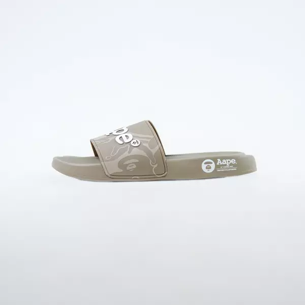 Sandal AAPE CAMO TAUPE SLIDE 100% ORIGINAL