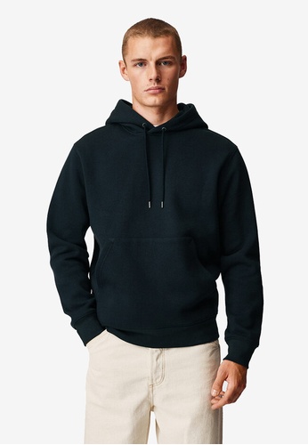 MANGO Man blue Hoodie Cotton Sweatshirt 13019AAA7D4D39GS_1
